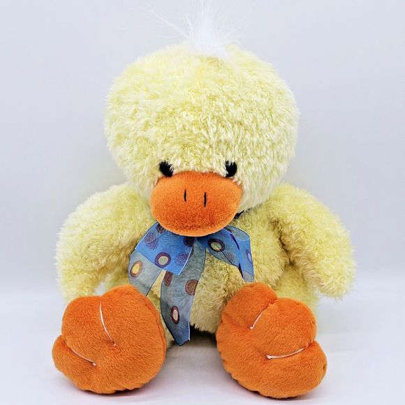 Sugar Loaf Baby Chick Plush Easter Gift Spring Polka Dot Bow Stuffed Animal 11" - Picture 9 of 11